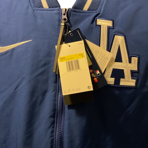 Authentic Los Angeles Dodgers Blue On Field Performance Jacket Men Small NEW NWT - Picture 5 of 12